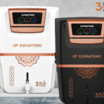 Expartero - 4 in 1 Copper RO Water Purifier with 10 Stage Purification Filtration, UV, UF, TDS Adjuster and 12 Liter Large Storage Tank, Suitable for all type of water supply.